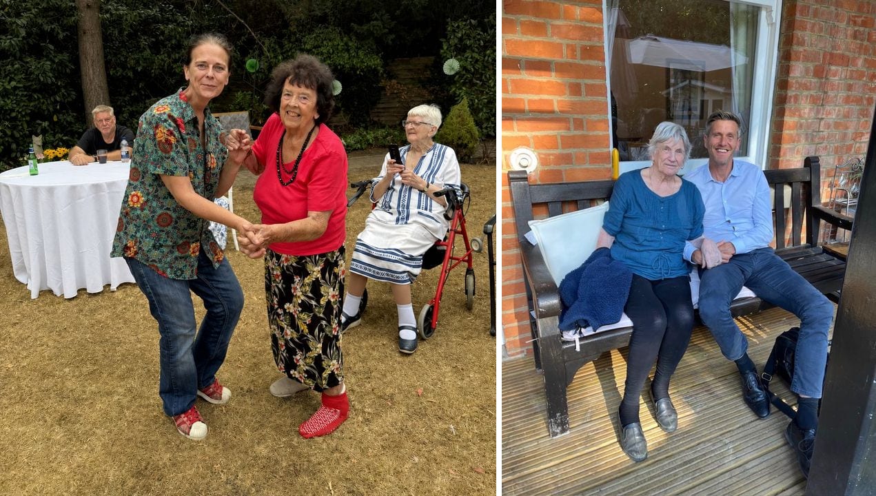 Guests dancing and spending time together at Nettlestead’s 40th anniversary celebration